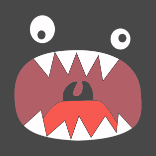 Squinting big mouth monster T-Shirt