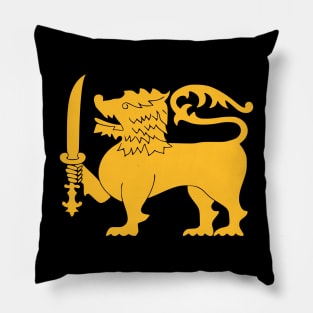 Sri Lanka Lion Emblem Pillow