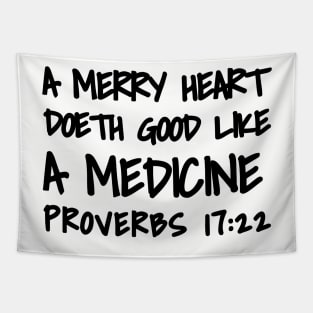 Proverbs 17-22 A Merry Heart Doeth Good Tapestry