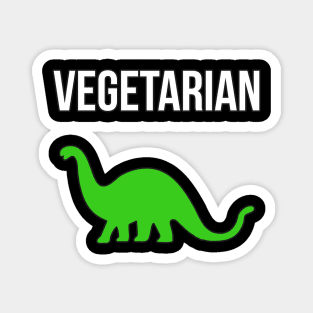 Vegetarian Dinosaur Magnet