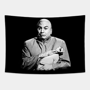 Dr Evil With Cat Tapestry