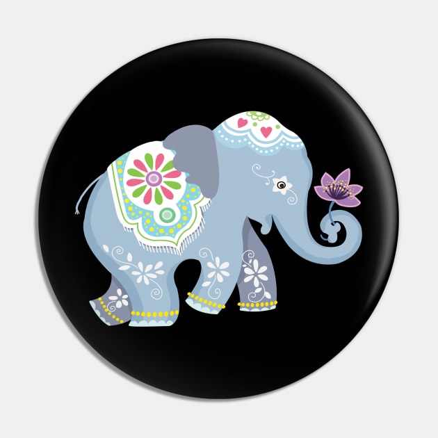 Cute Elephant Pin by SuperrSunday