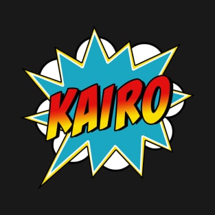 Boys Kairo Name Superhero Comic Book T-Shirt