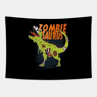 Halloween Happy Halloween Funny Dinosaur Costume Tapestry