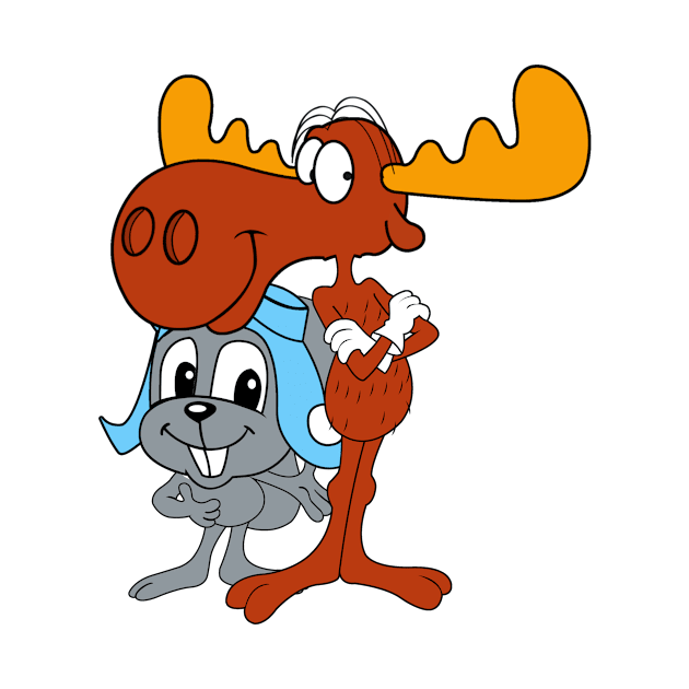 Rocky & Bullwinkle - Big Heads by LuisP96