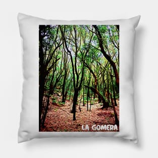 La Gomera Forest canary islands Pillow