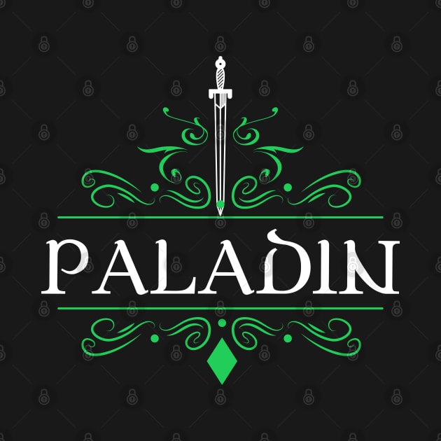 Paladin Character Class Tabletop RPG Gaming by pixeptional