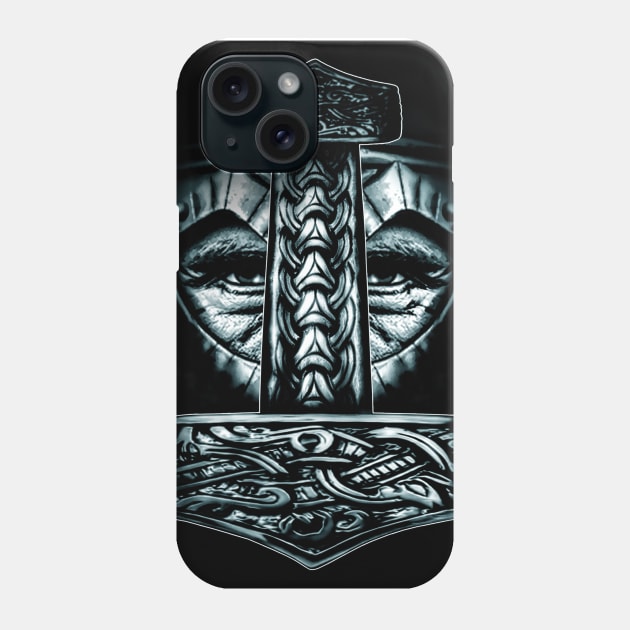 Thors hammer Phone Case by CasperArt1