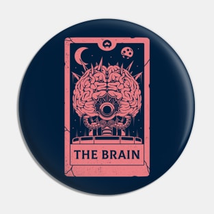 The Brain Tarot Card Pin