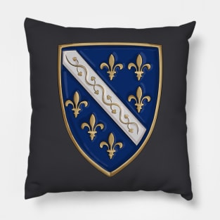 BOSNIAN ROYALTY v1 (Bosnian Kingdom, Kraljevina Bosna) Pillow