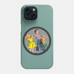 Dick and Jane with Baby Phone Case