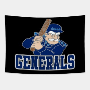 Generals Baseball Logo Tapestry