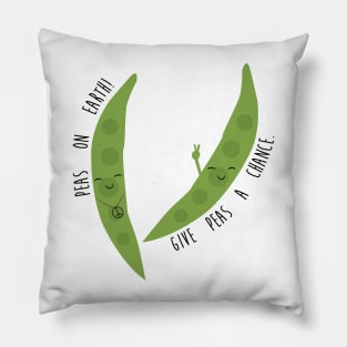 Peas Pun Pillow