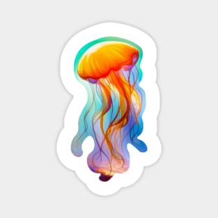 Colorful Jellyfish Magnet