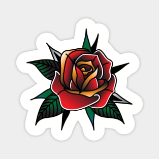 American Traditional Rose Magnet