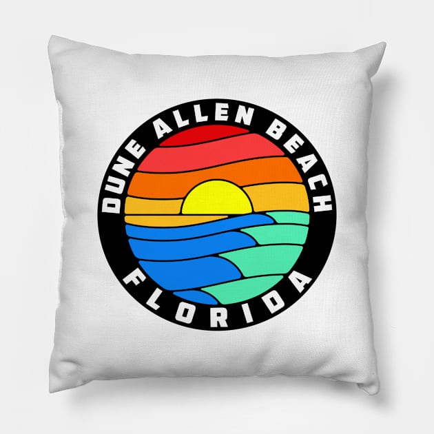 Dune Allen Beach Florida FL Pillow by DD2019