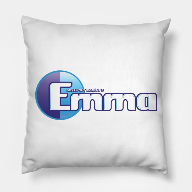 Emma Chewing Gum (Extra Parody) Pillow by Smark Out Moment