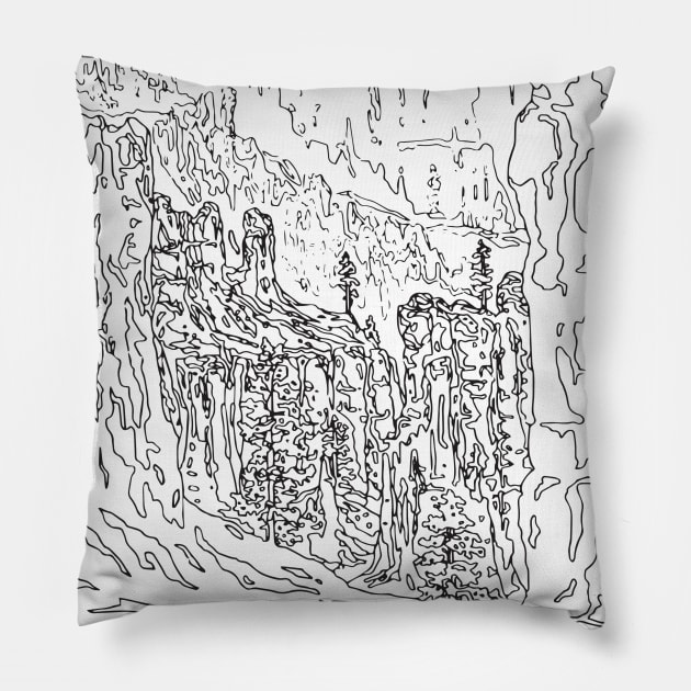 BRYCE CANYON Pillow by TheCosmicTradingPost