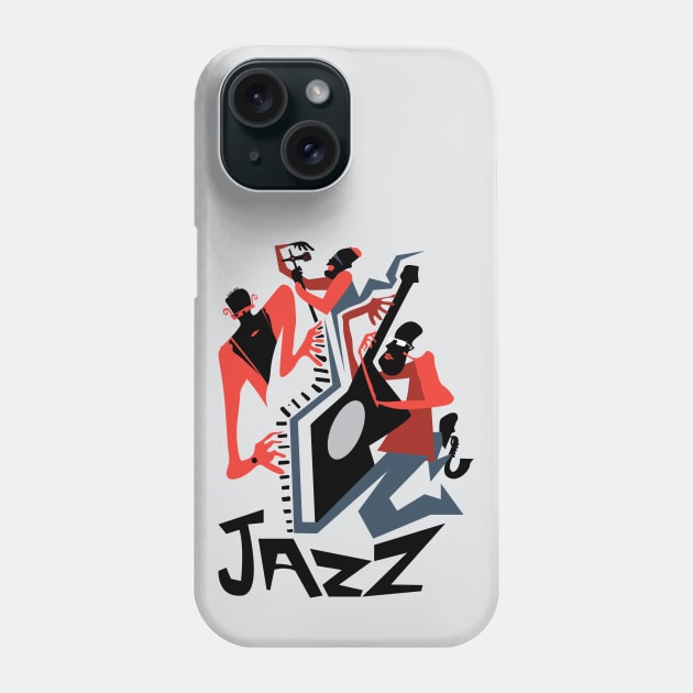 Jazz Quartet Phone Case by PLAYDIGITAL2020