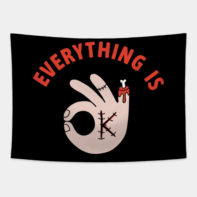 Everything is ok Tapestry by coffeeman