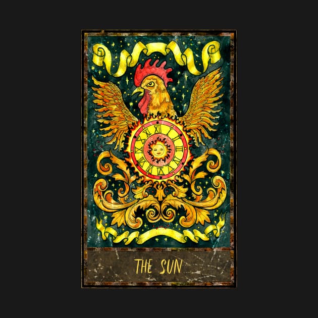 The Sun. Magic Gate Tarot Card Design. by Mystic Arts