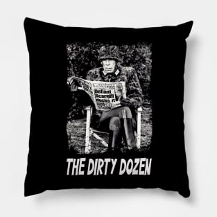 Classic War Cinema Dirty Movie Poster Shirt Pillow