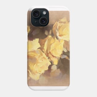 Vicorian Roses Neck Gator White Rose Painting Phone Case