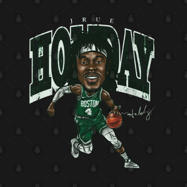 Jrue Holiday Boston Cartoon by artbygonzalez