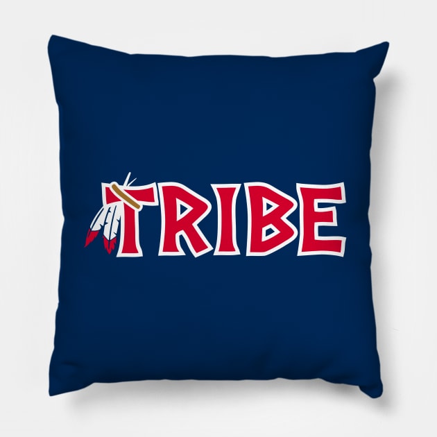 Tribe - Navy Pillow by KFig21