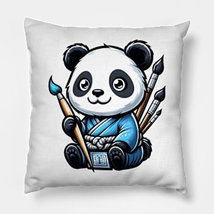 Artist panda Pillow