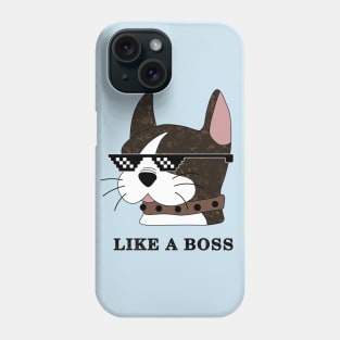 Like a boss terrier Phone Case