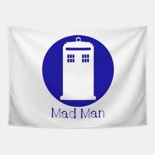 Police Box - Mad Man Tapestry