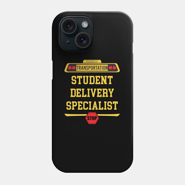 Student Delivery Specialist School Bus Driver Phone Case by Weirdcore