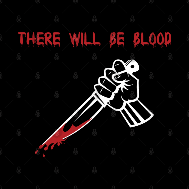 Bloody Halloween Saying With Killer Hand by MonkeyBusiness