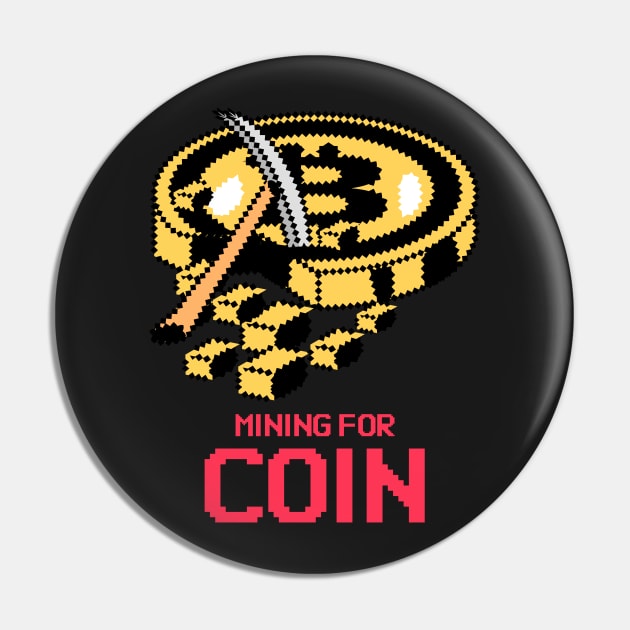 Mining For Crypto Coins Pin by RareLoot19