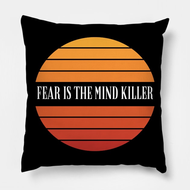 Design inspired by the litany of fear from Dune Pillow by ArtsySoul