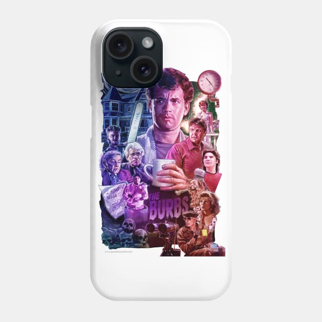 THE BURBS Phone Case by spaceboycomics