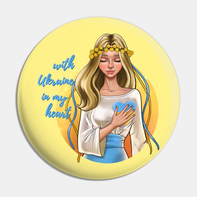 with Ukraine in my heart Pin by IrynaPas