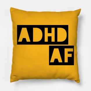 ADHD typographic design Pillow