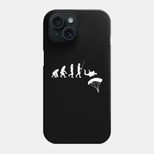 Skydiving Evolution Skydiver Parachuting Phone Case