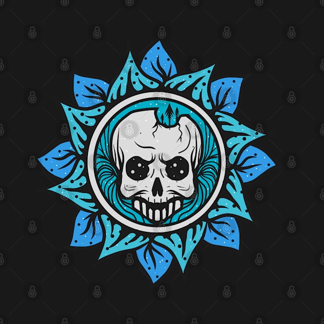 Flower skull by Dayone