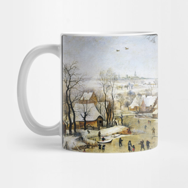 Winter Landscape With Skaters And Bird Trap Pieter Bruegel