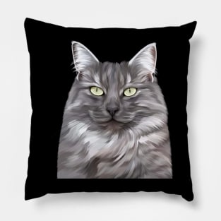 Cute cat and kittens Pillow