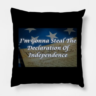 I'm Gonna Steal The Declaration Of Independence Pillow