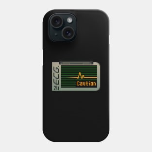 ECG - Caution Phone Case