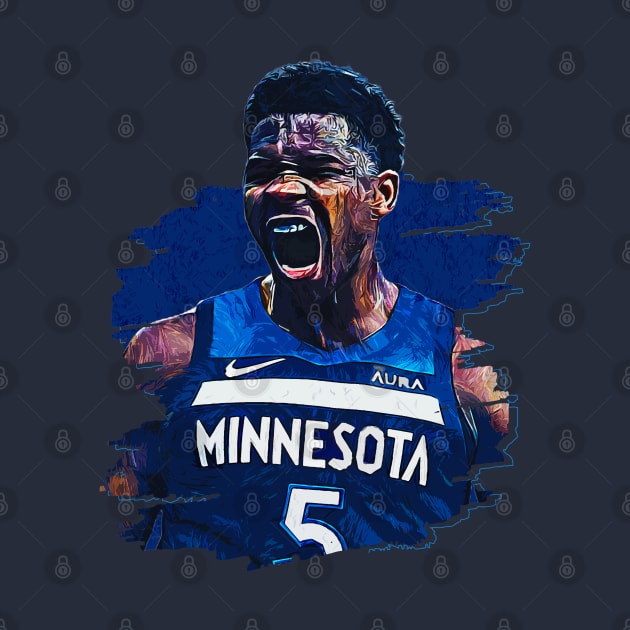 Anthony edwards || Minnesota Timberwolves || Front Back by Aloenalone