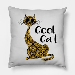 cool cat Pillow