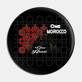 One Morocco One Heart Proud Moroccan Harmony Pin