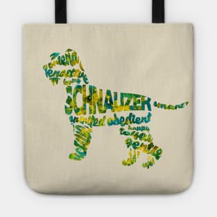 Miniature Schnauzer Tote