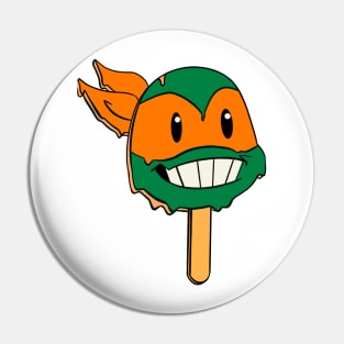 ROTTMNT Mikey Popsicle Pin